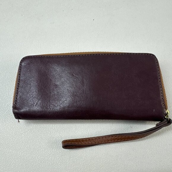 Fossil Womens Leather Wallet Multi Color Preowned - Picture 4 of 7